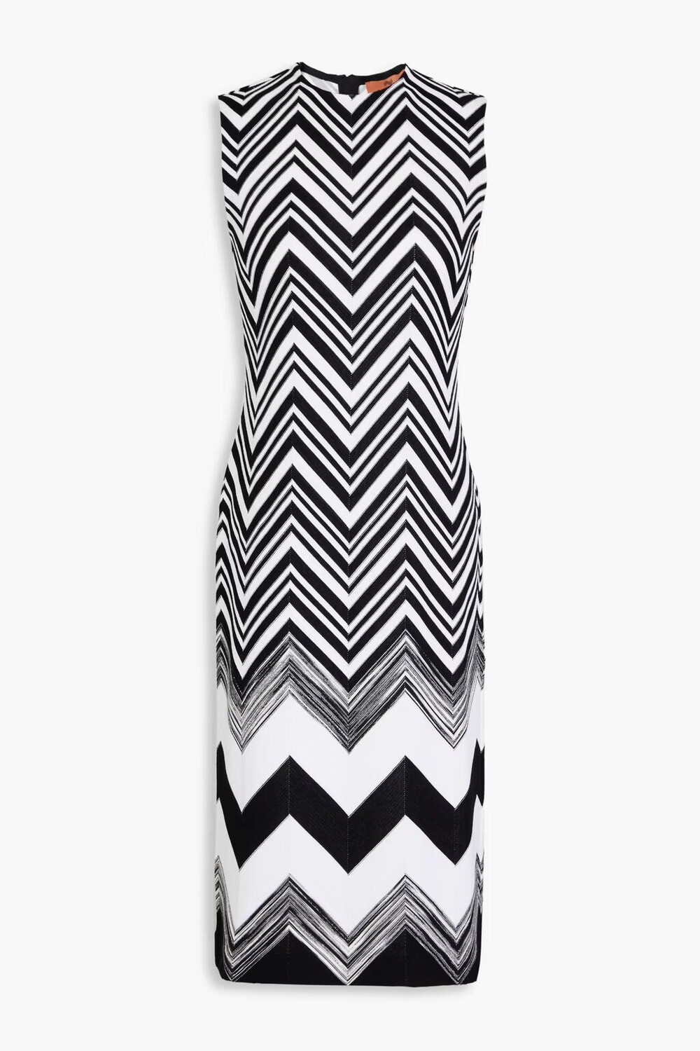 

Платье крючком с узором "елочка" Missoni, черный