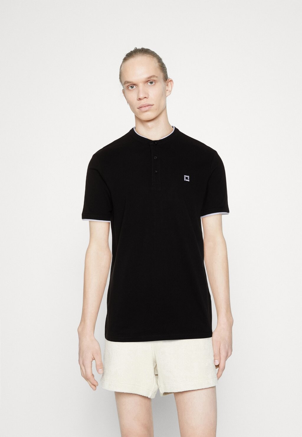 

Базовая футболка ONSALVIN CHINA COLLAR Only & Sons, черный