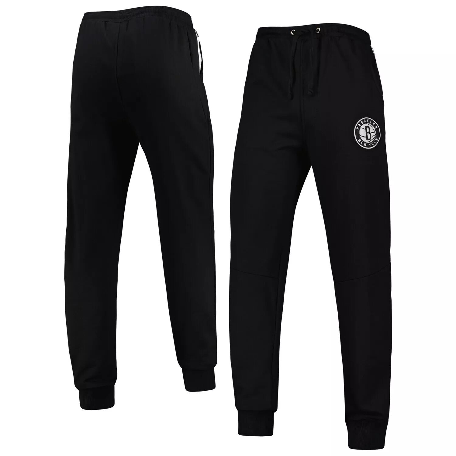 

Мужские фирменные черные брюки-джоггеры Brooklyn Nets Fanatics, Черный