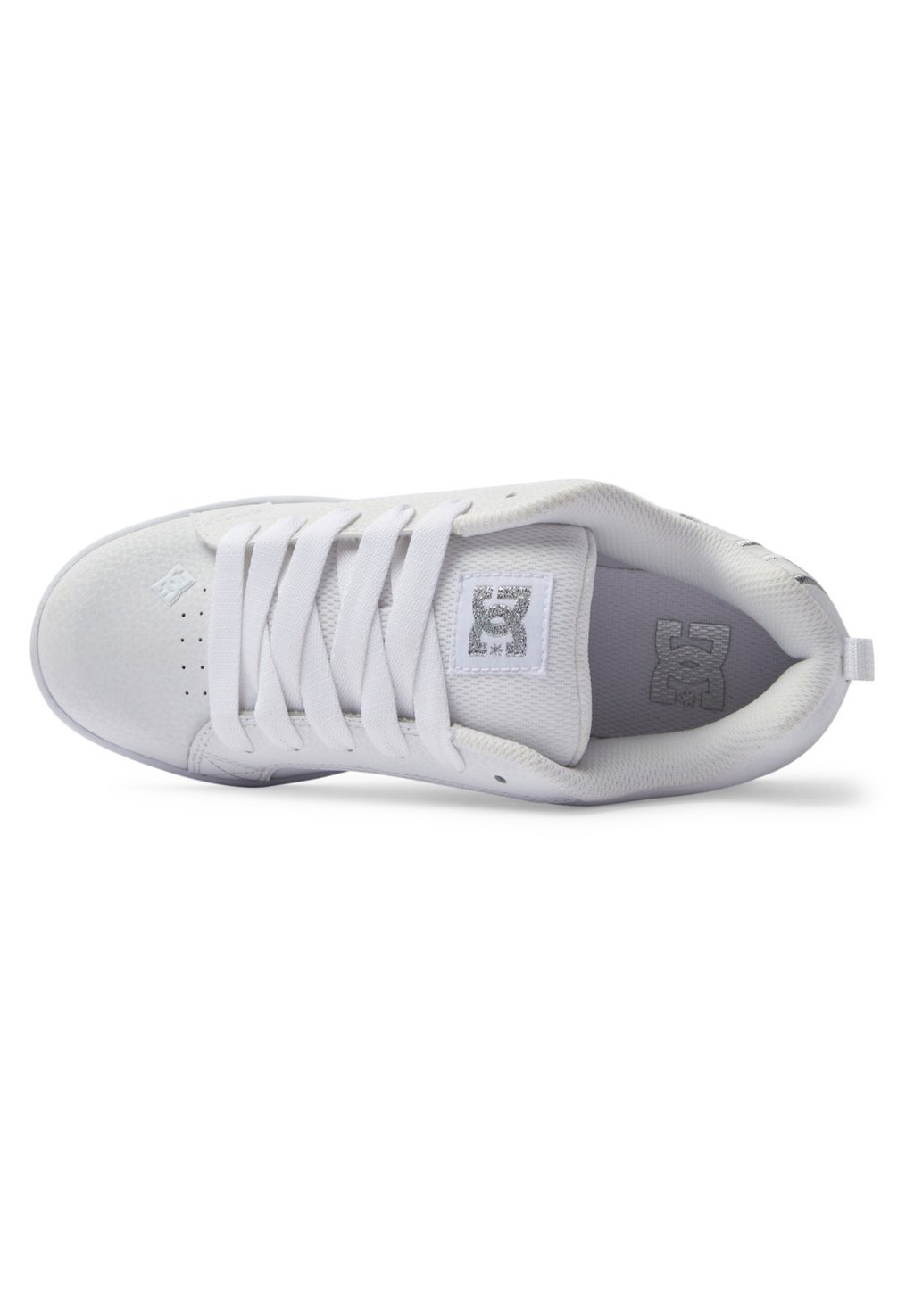 Кроссовки DC Shoes COURT GRAFFIK, белый/м серебро кроссовки dc shoes court graffik unisex black multi coloured white