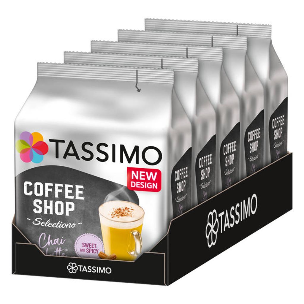 

Tassimo Coffee Shop Selections Чай Латте Чай T Диски Капсулы 5 x 8 Напитков