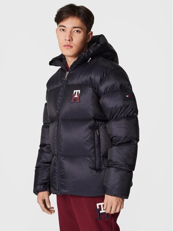

Пуховик стандартного кроя Tommy Hilfiger, синий