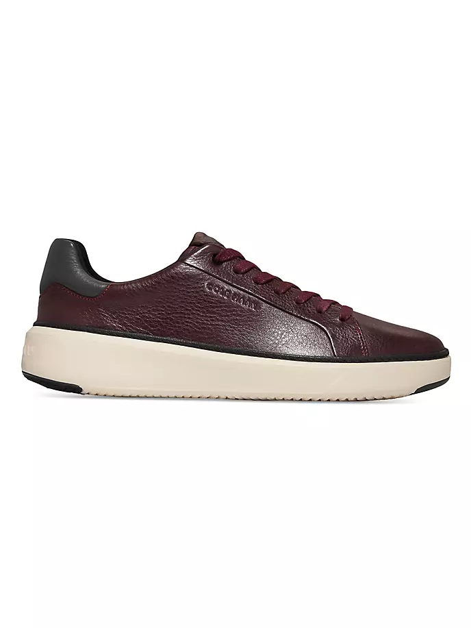

Кожаные низкие кеды Grandpro Topspin Cole Haan, цвет blood stone burnt ochre