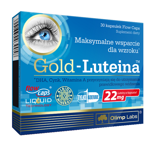 Препарат, укрепляющий зрение Olimp Gold Luteina, 30 шт