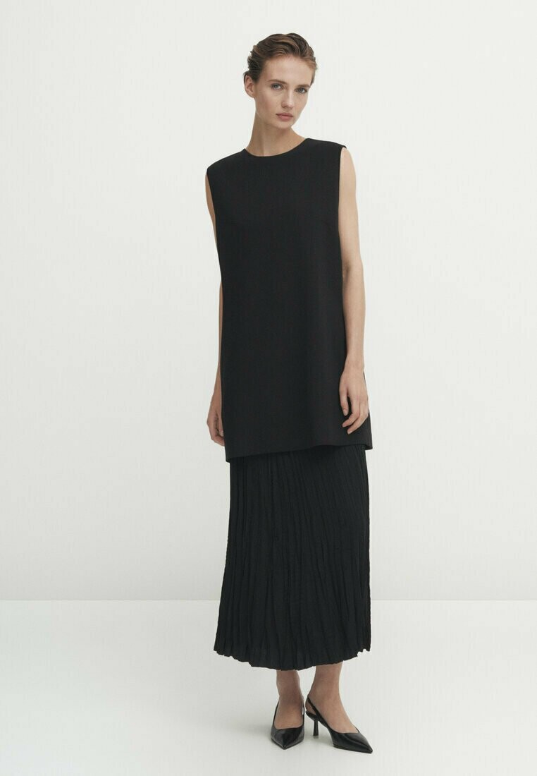 

Повседневное платье Massimo Dutti, черный