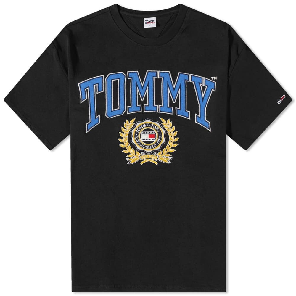 

Футболка Tommy Jeans Skater College, черный