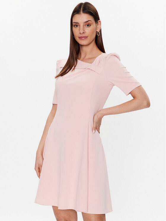 

Коктейльное платье стандартного кроя Dkny, розовый