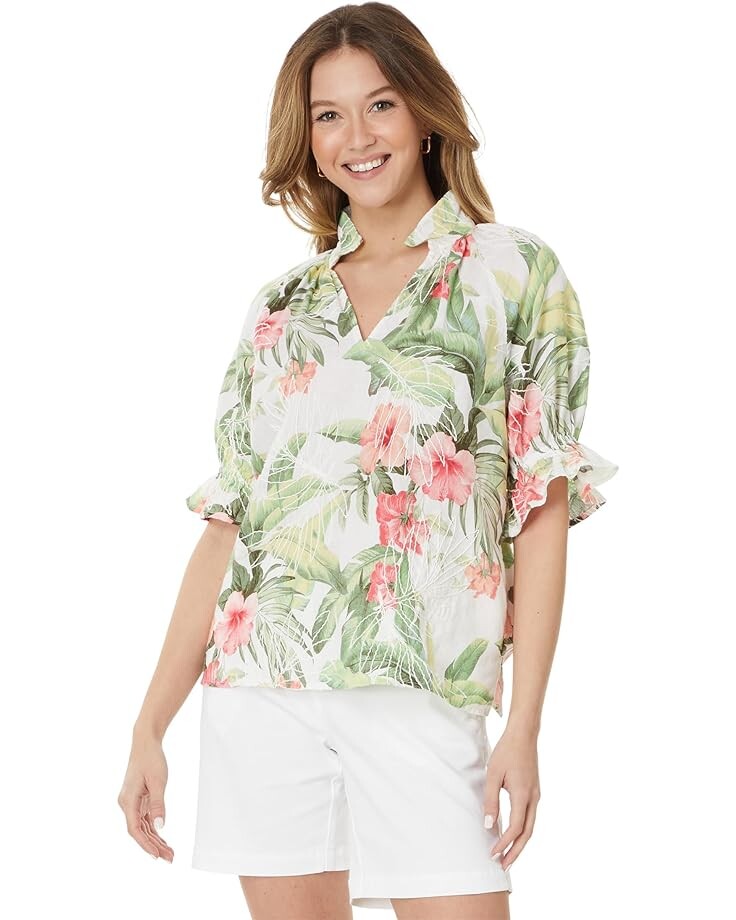 Топ Tommy Bahama Daybreak Hibiscus, белый