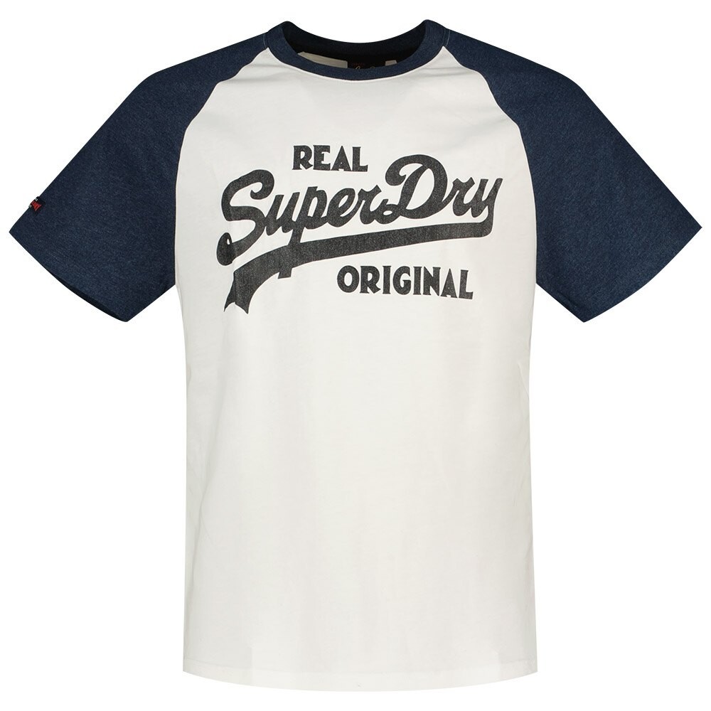 

Футболка Superdry Athletic Vintage Logo Raglan Short Sleeve Round Neck, белый