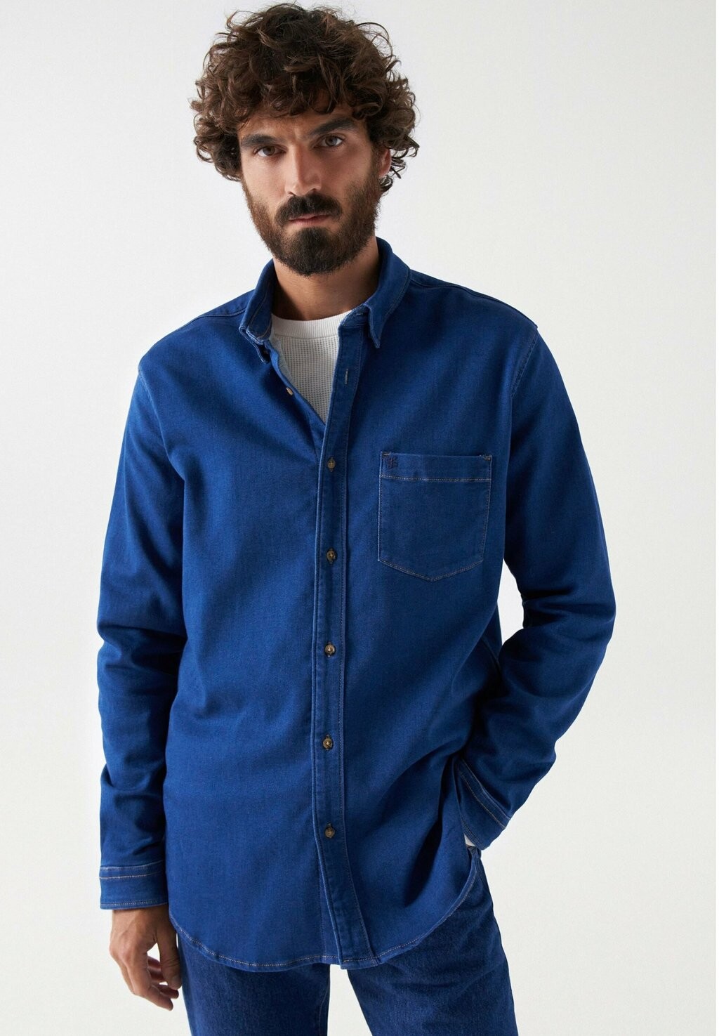 

Рубашка Salsa Jeans, синий