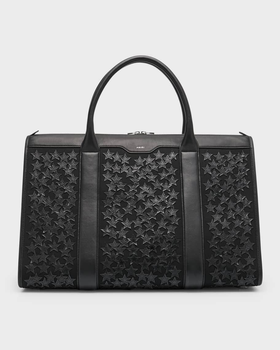 

Мужская сумка Weekender из парусины и кожи со звездами Amiri