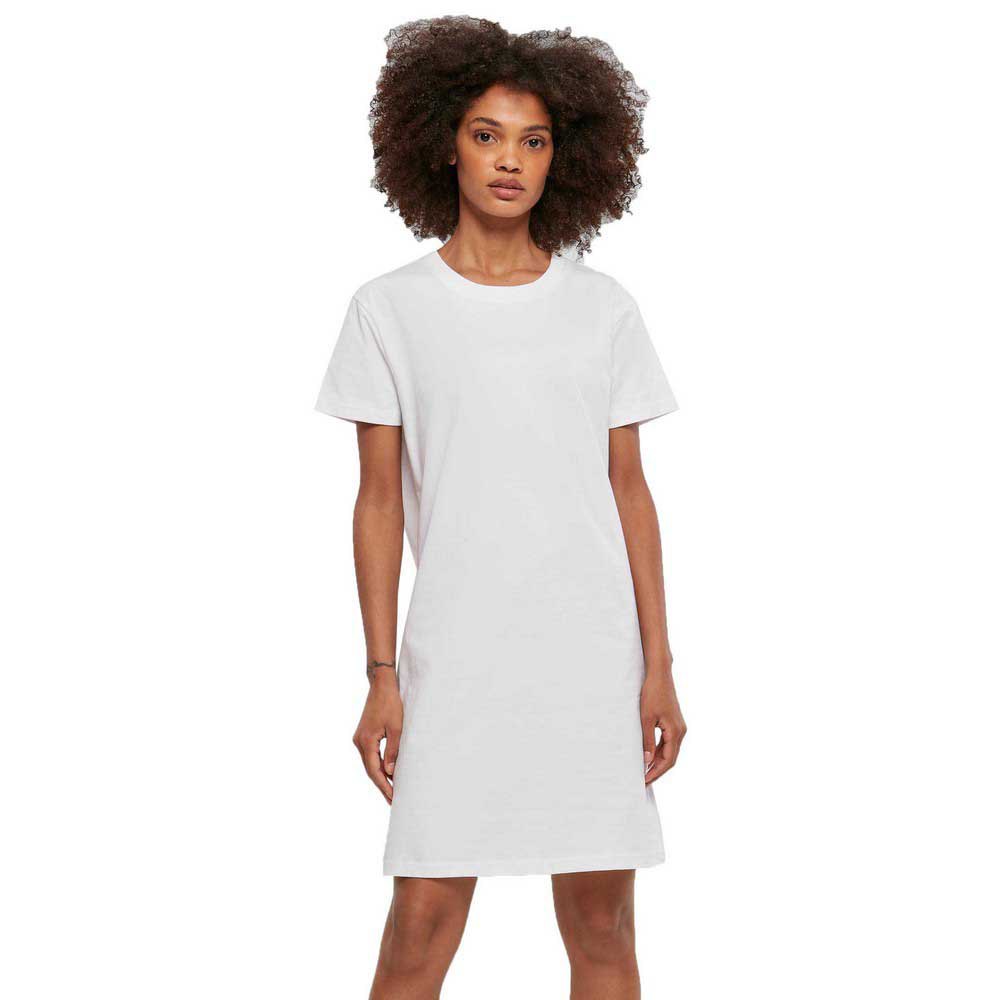 Короткое платье Urban Classics Recycled Cotton Boxy Short Sleeve, белый