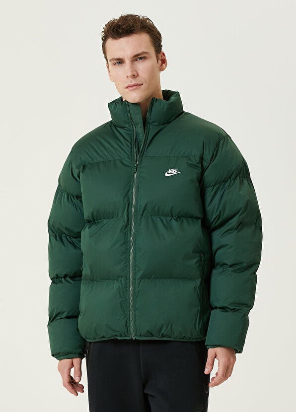 

Зеленая куртка-пуховик sportswear club Nike, Зеленый