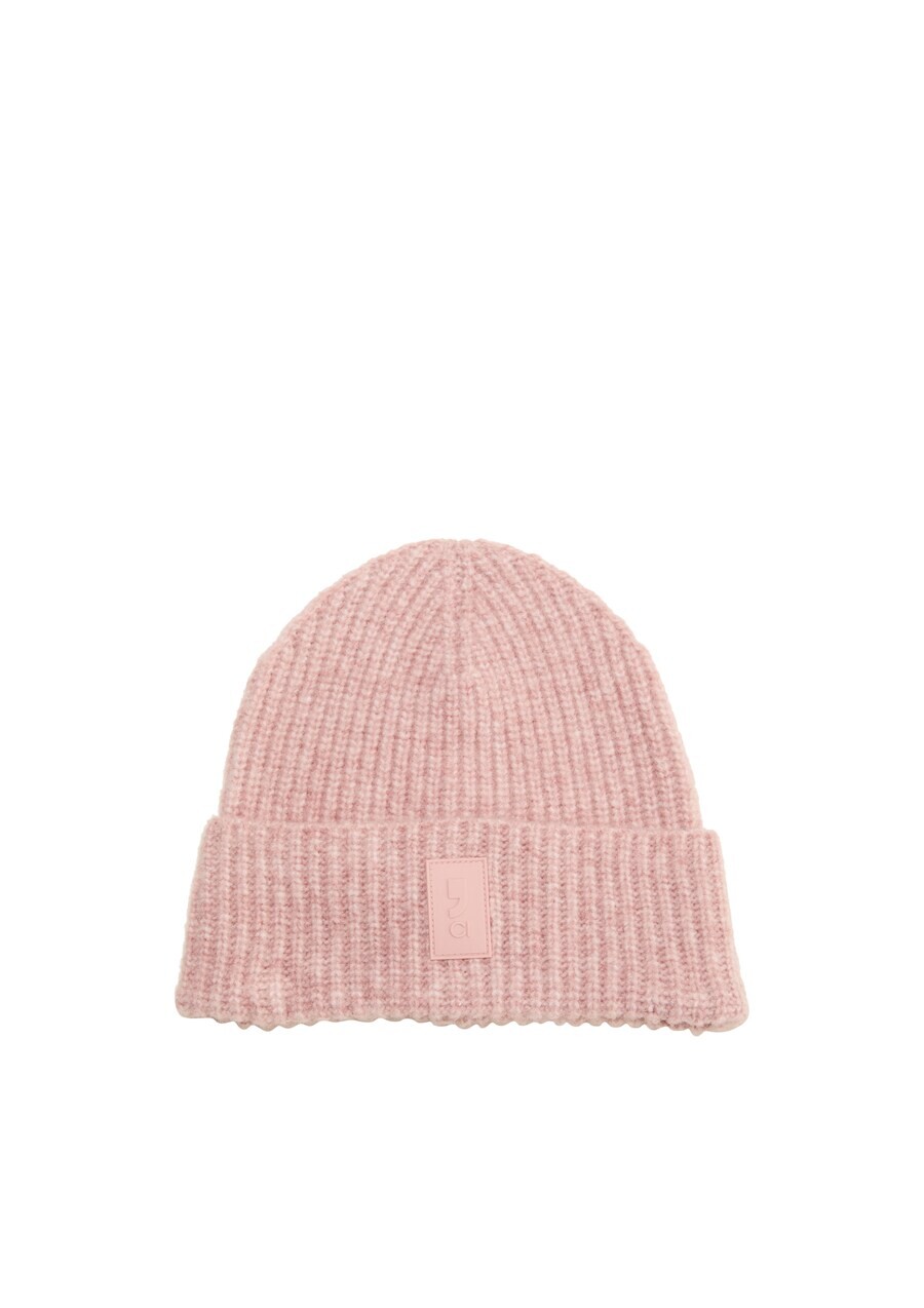 

Шапка comma casual identity Beanie, розовый