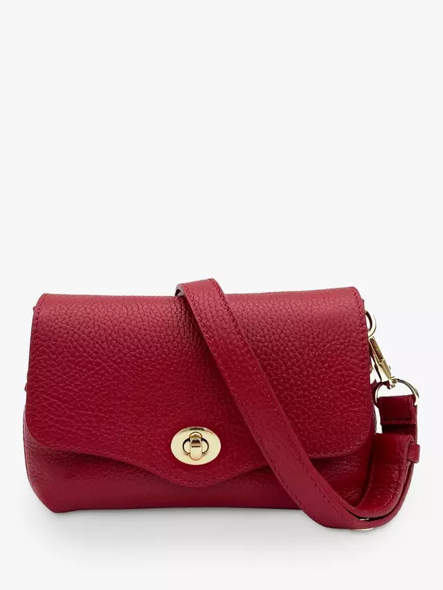 

Сумка кросс-боди Apatchy Jemima Leather Turn Lock, красный