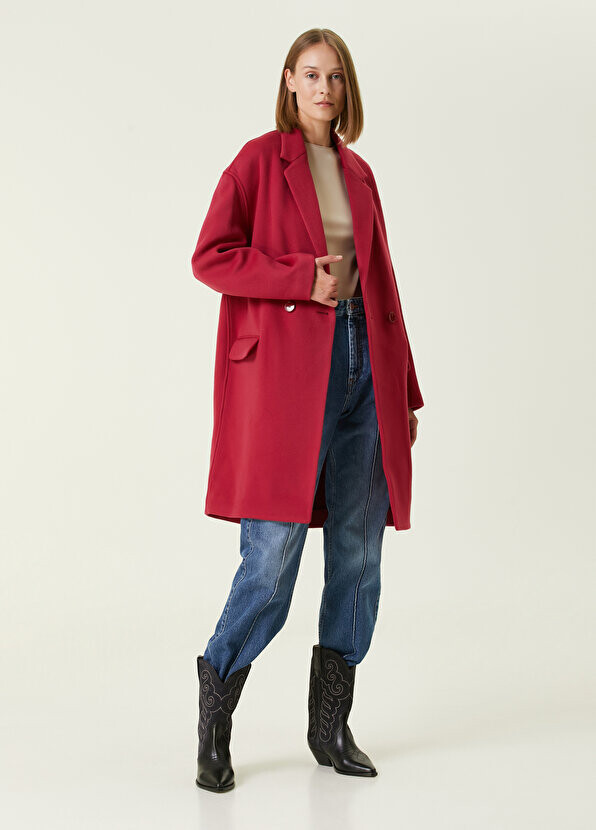 

Бордовое пальто Isabel Marant, Красный