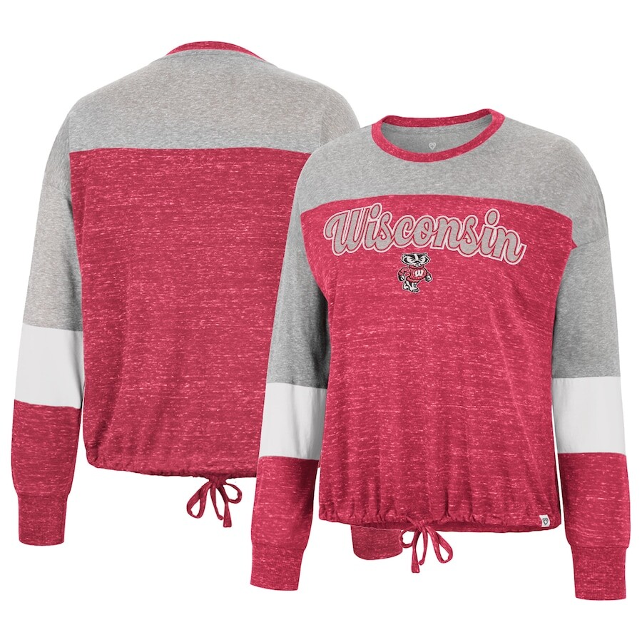 

Футболка с длинным рукавом Colosseum Wisconsin Badgers, красный