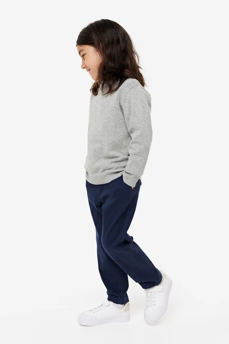 

Хлопковый свитер H&M, серый