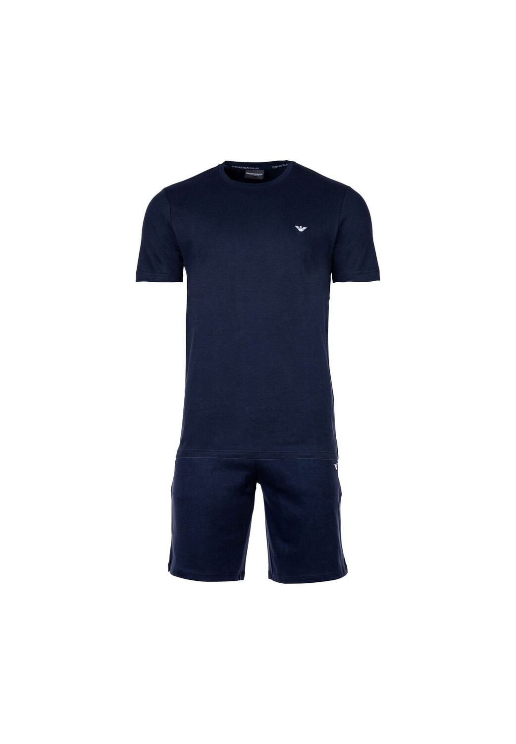 

Пижама мужская короткая - ИНТЕРЛОК, пижама короткая, хлопок EMPORIO ARMANI, цвет Marine