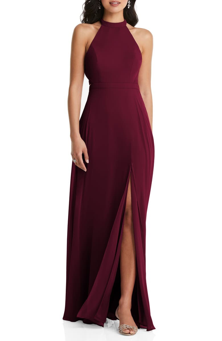 

Платье с открытой спиной и вырезом халтер DESSY COLLECTION