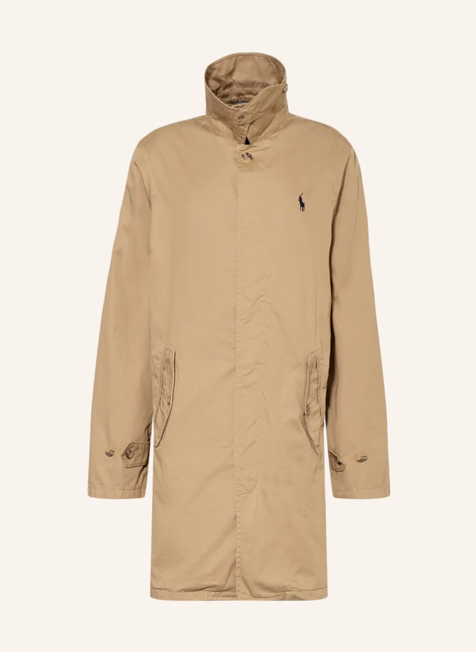 

Пальто Polo Ralph Lauren, бежевый