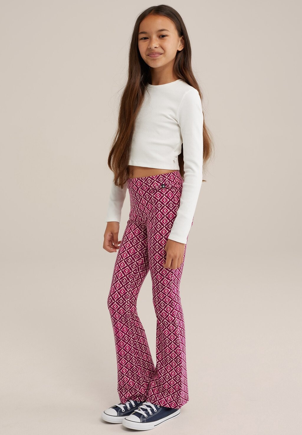 

Брюки WE Fashion, цвет Mottled Pink