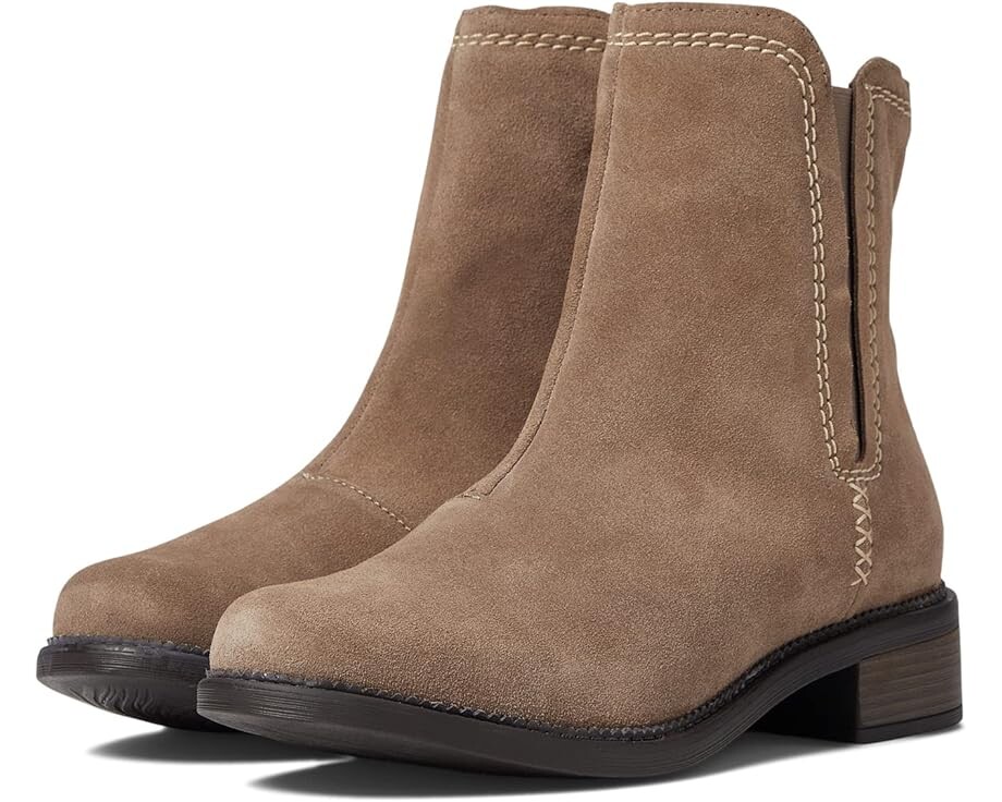 

Ботинки Clarks Maye Zip, цвет Pebble Suede