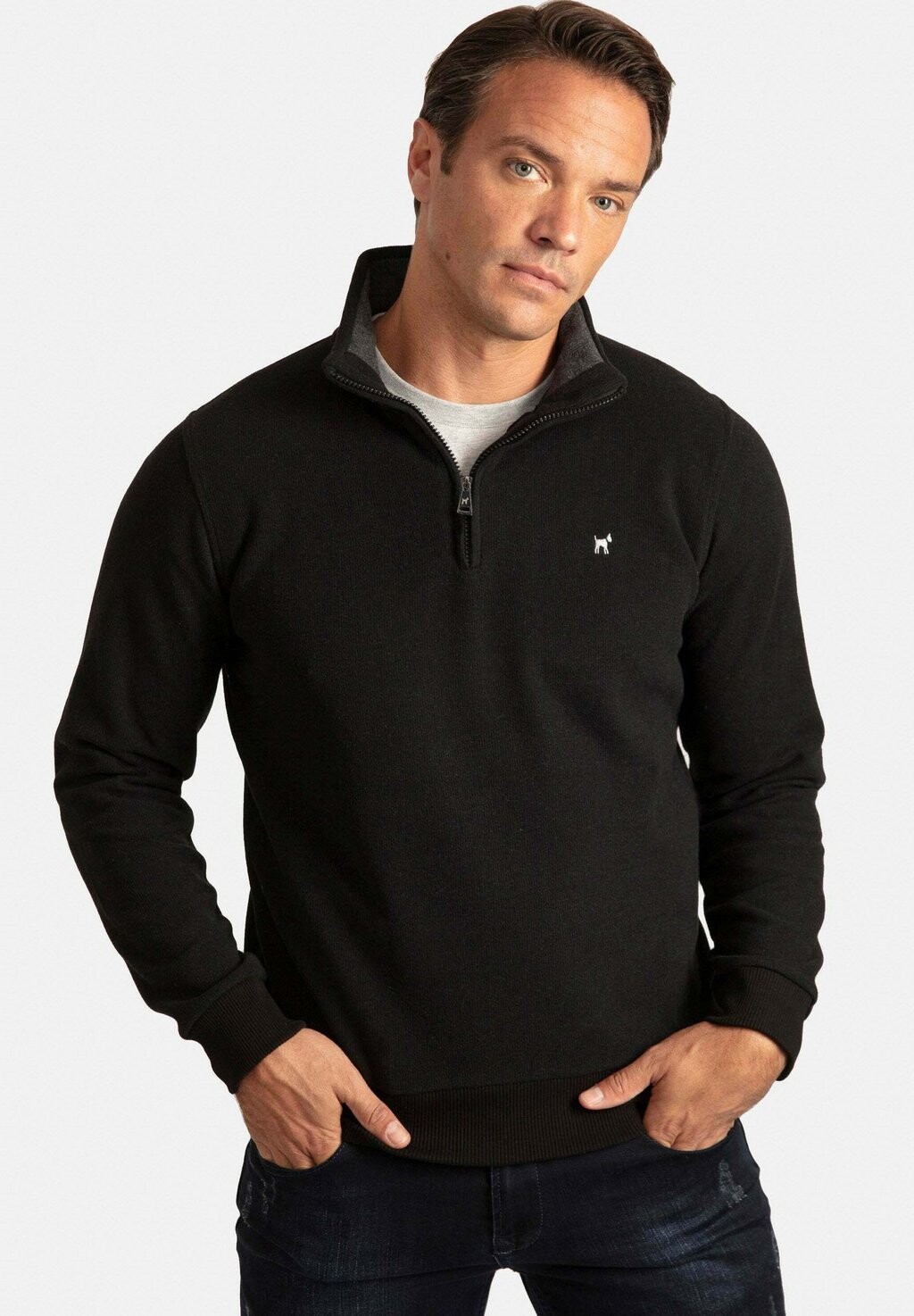 Джемпер Half Zip Williot, черный