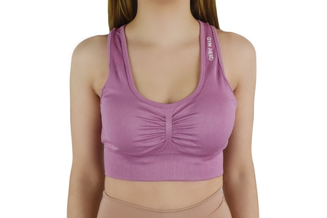 

Спортивный бюстгальтер Gymhero Miami Cute Bra Basic-Mauve s, фиолетовый