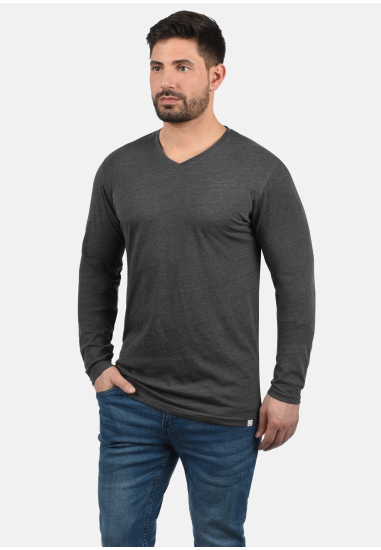 Рубашка с длинным рукавом SDBEDA Solid, цвет dark grey