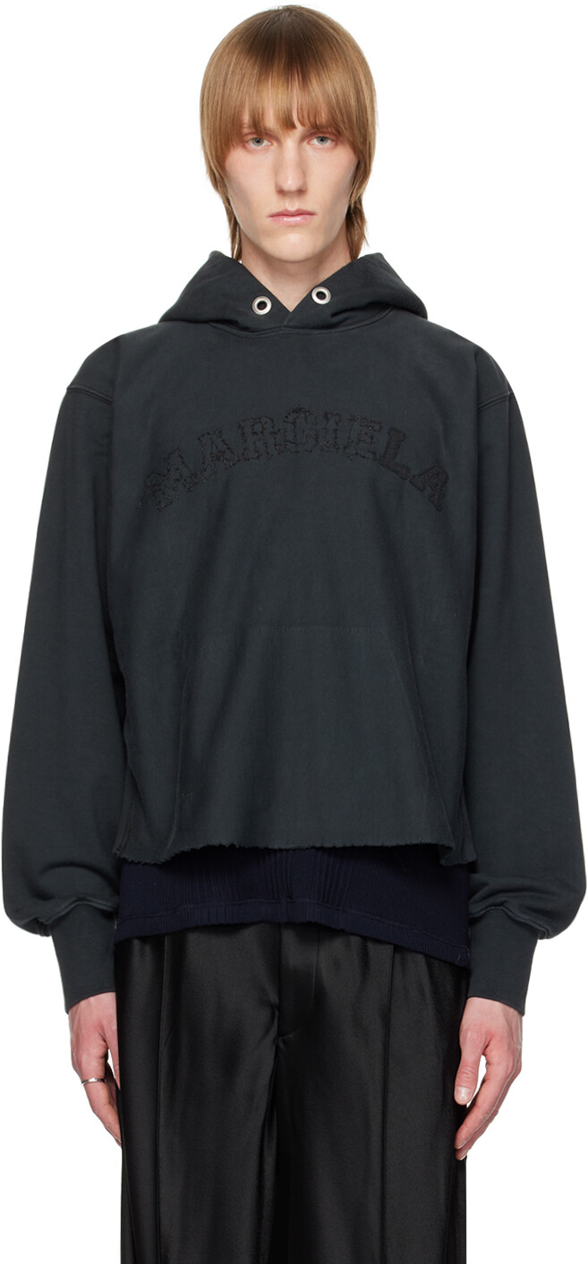 

Худи с люверсами Black Черный delave Maison Margiela