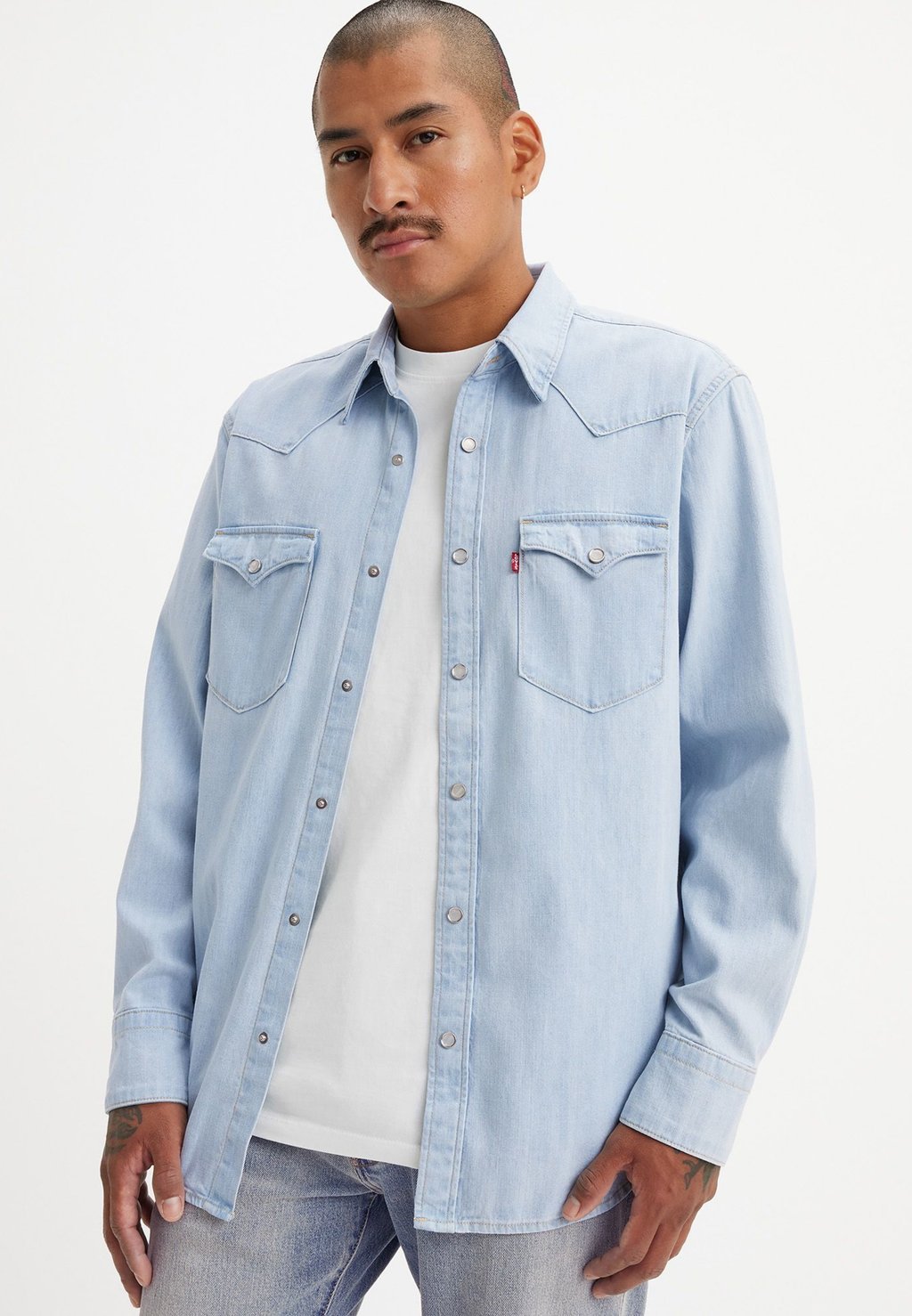 

Рубашка BARSTOW WESTERN STANDARD Levi's, цвет juniper icy light wash