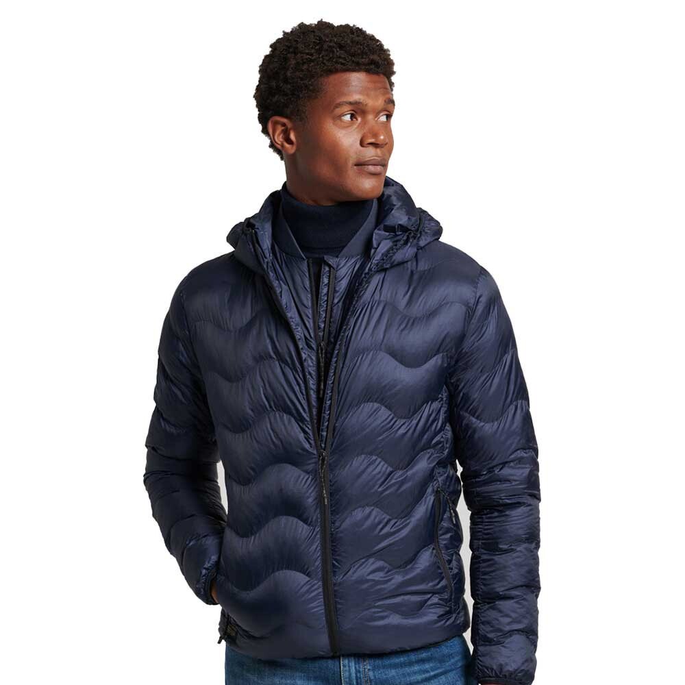 

Куртка Superdry Vintage Hooded Mid Layer, синий