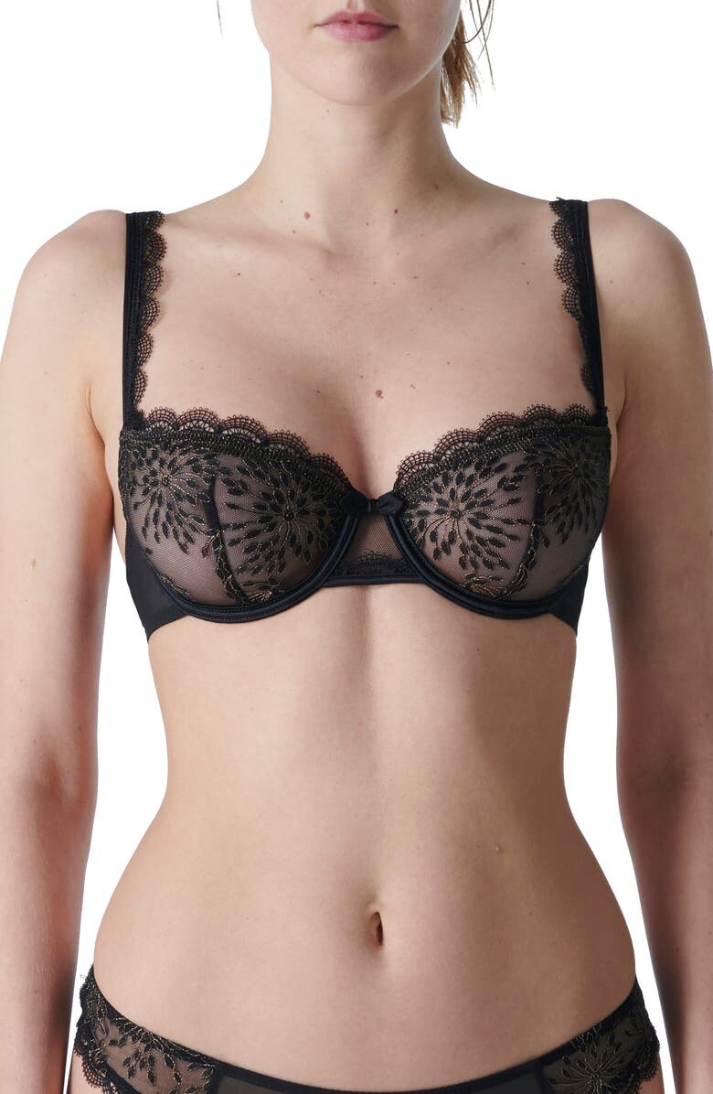 

Бюстгальтер Demi на косточках Singuliere SIMONE PERELE, черный