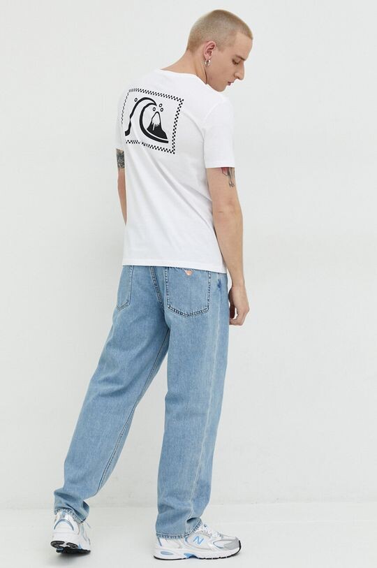 

Хлопковая футболка Quiksilver, белый