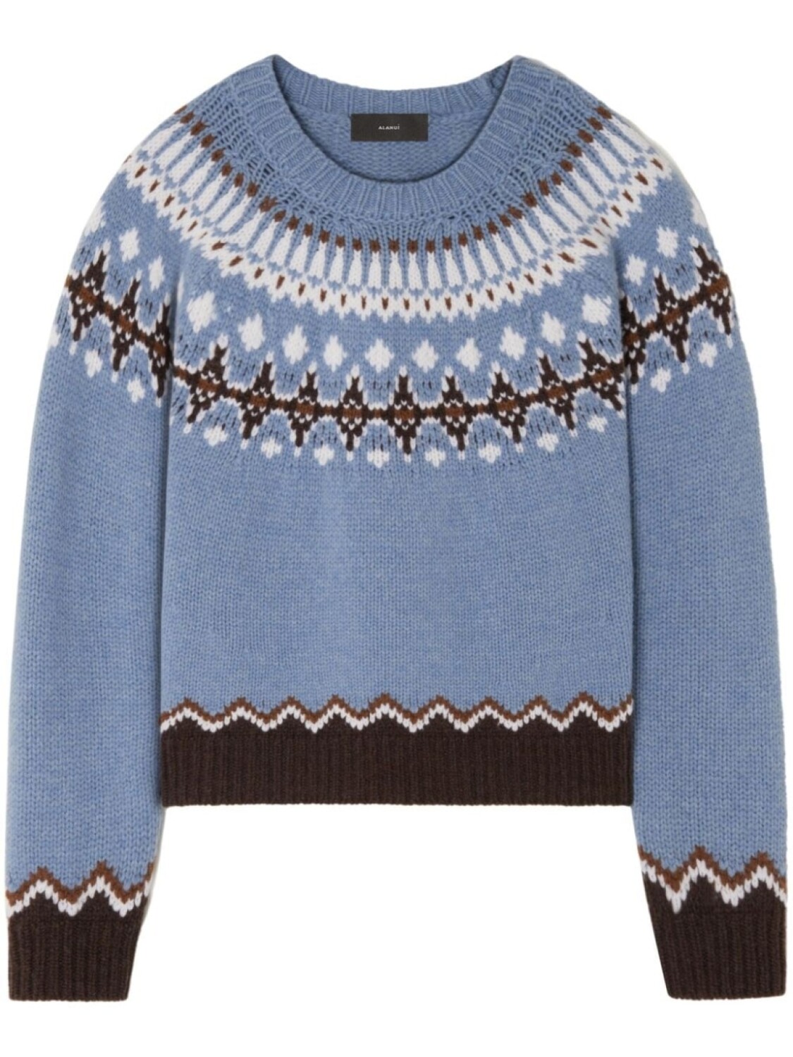 

Alanui джемпер Sweet Winter из вирджинской шерсти, синий