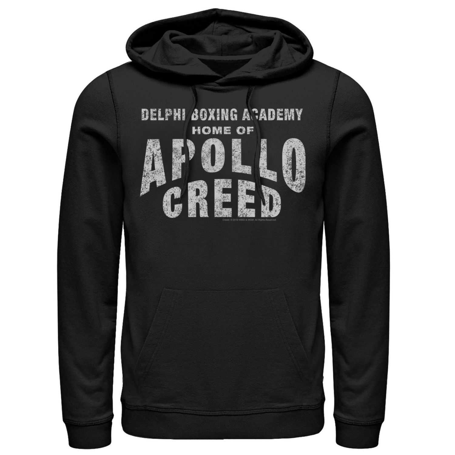 Мужская толстовка с логотипом Creed Delphi Boxing Academy Home Of Apollo Creed Licensed Character