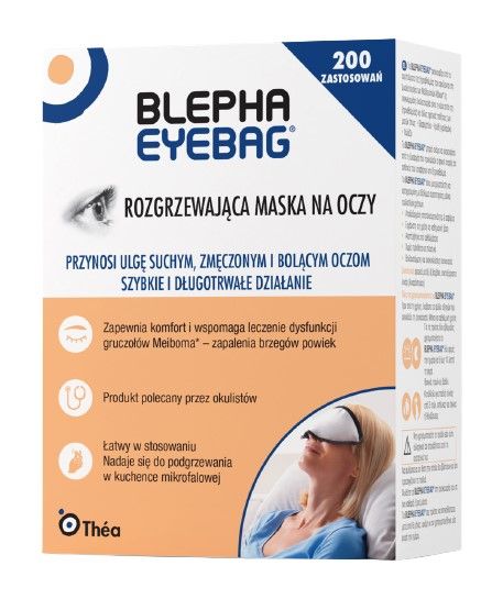 Согревающая маска для глаз Blepha Eyebag Rozgrzewająca Maska Na Oczy , 1 шт молотое льняное семя barlean s высшего качества 454 г