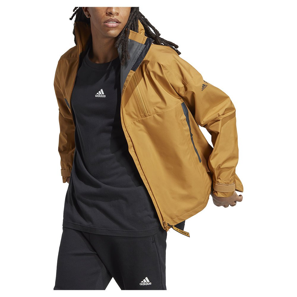 Куртка adidas Myshelter Goretex, коричневый цена и фото