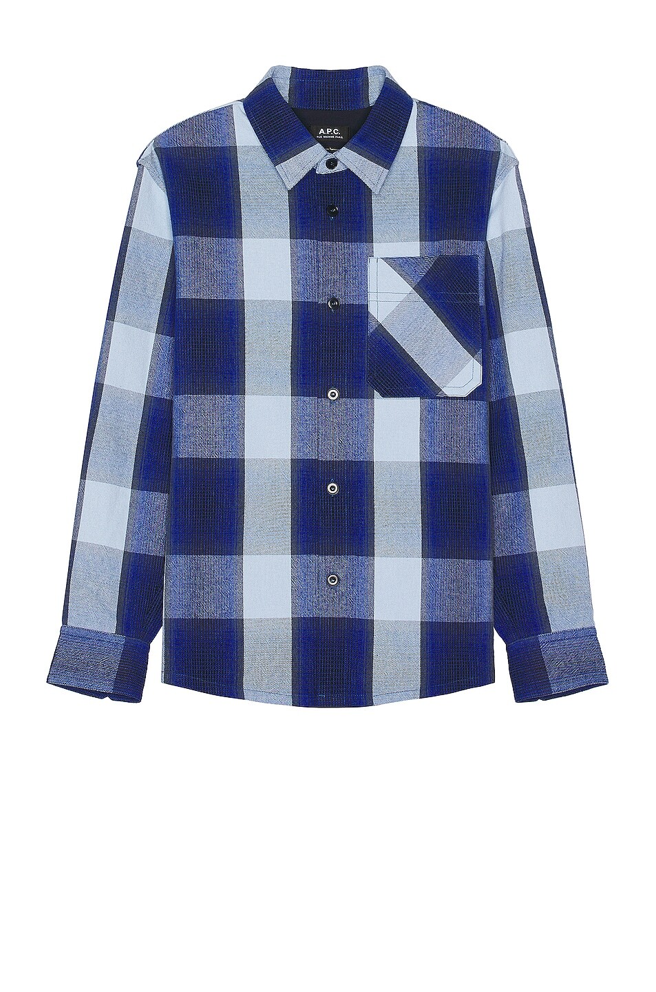 

Рубашка A.P.C. Surchemise Basile, цвет Dark Blue