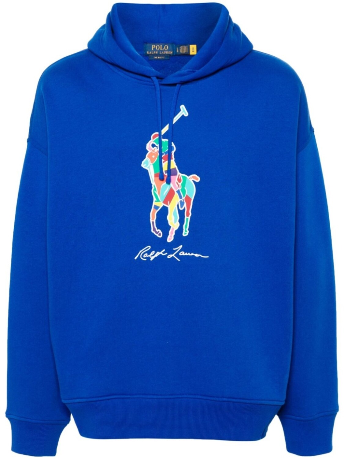 

Polo Ralph Lauren худи с логотипом Polo Pony, синий