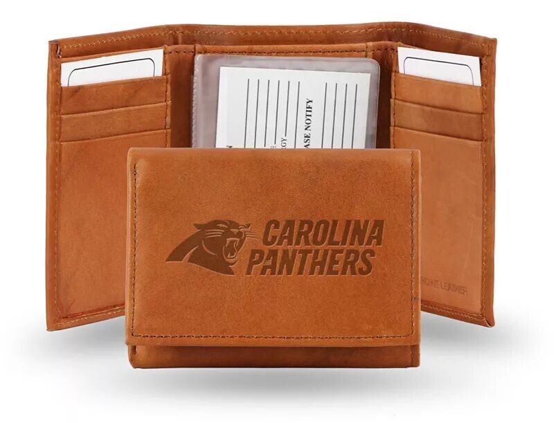 

Кошелек тройного сложения с тиснением Rico NFL Carolina Panthers