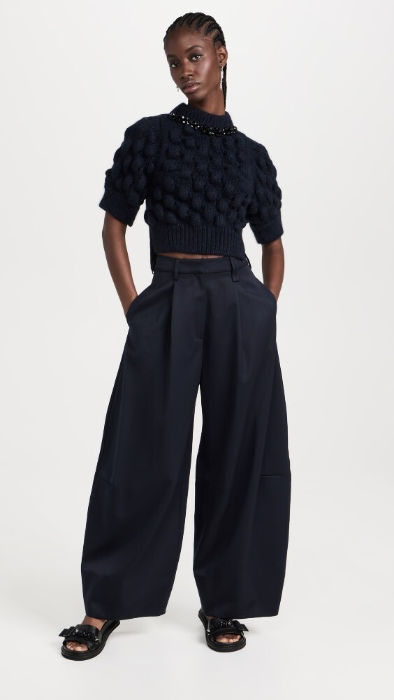 

Брюки Simone Rocha Wide Leg, нави
