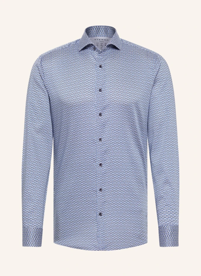 

Рубашка slim fit Eterna, синий