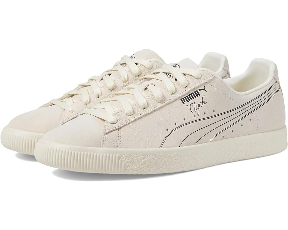 Кроссовки PUMA Clyde No. 1, цвет Frosted Ivory/Smokey Gray