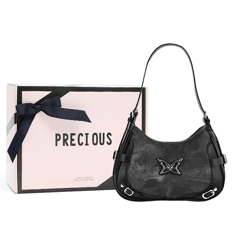 

MINLUBAOLUO Minlu Paul Women Shoulder Bag, Серебро (с ограниченной подарочной коробкой)