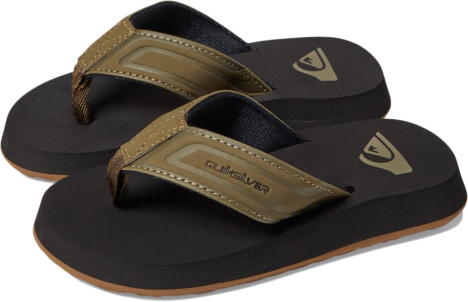 

Шлепанцы Quiksilver Kids Monkey Wrench Core Flip Flops Quiksilver, цвет Tan 1