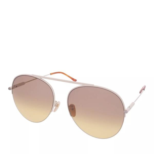 

Солнцезащитные очки gg1413s ivory-ivory-brown Gucci, белый