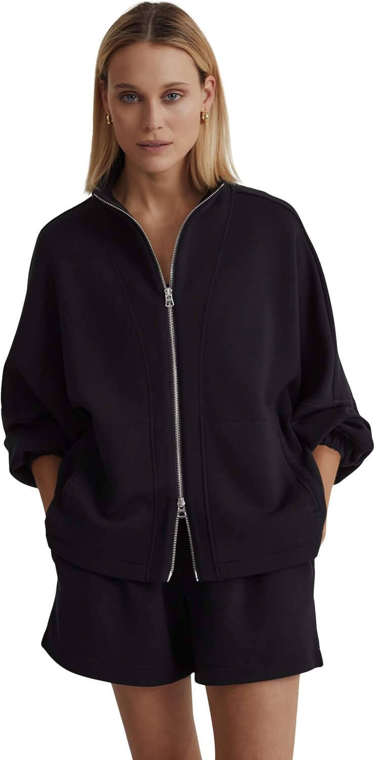 

Толстовка Ashbury Zip Through Sweat Varley, черный