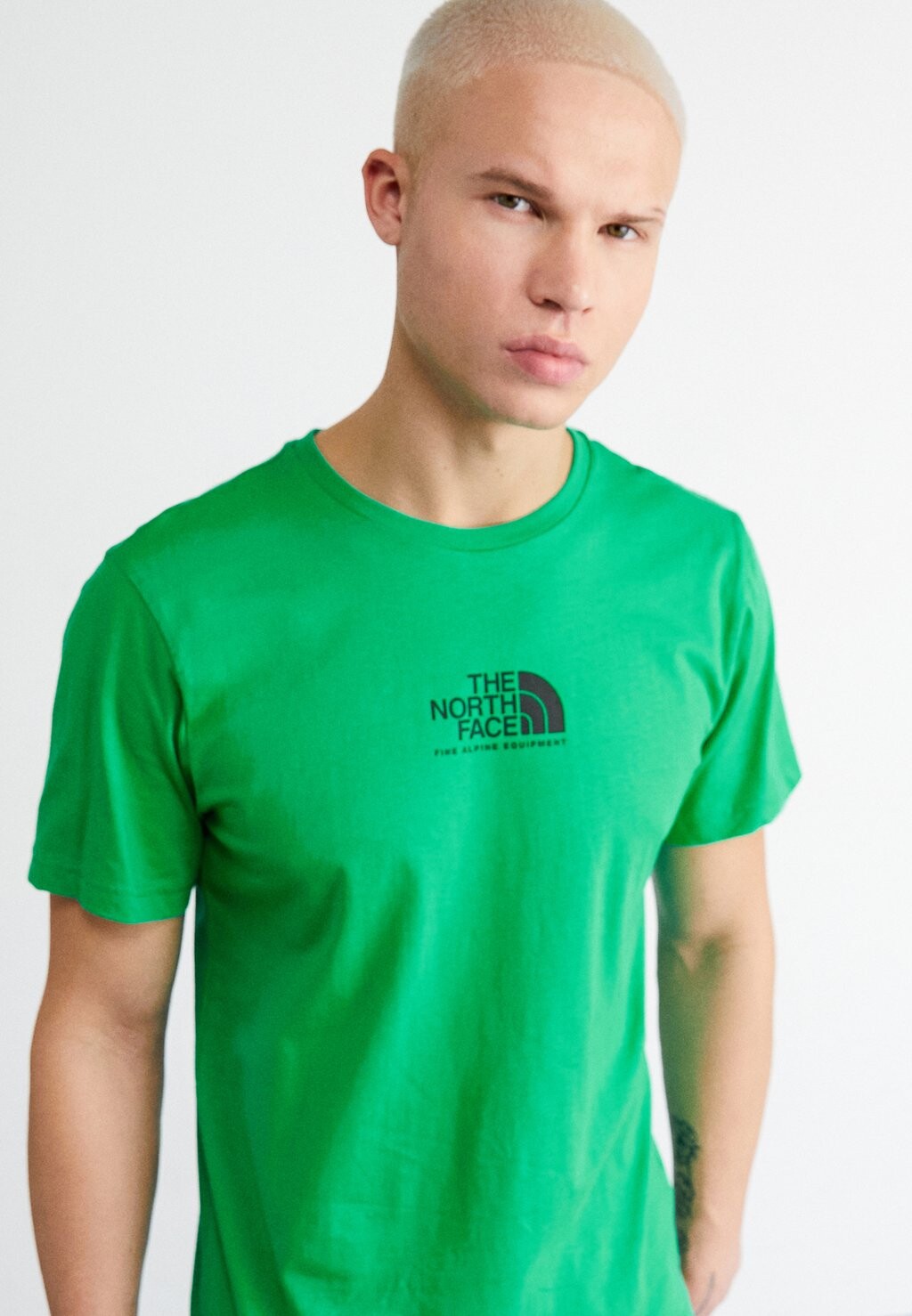 

Футболка с принтом Fine Alpine Equipment Tee The North Face, цвет optic emerald